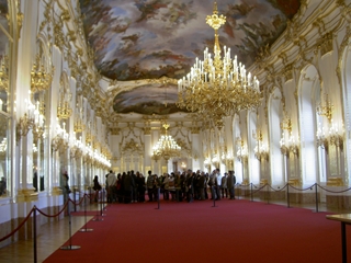 シェーンブルン宮殿の内部